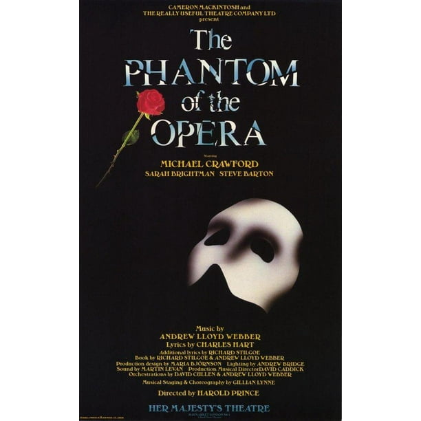 Phantom of the Opera 11 x 17 Poster